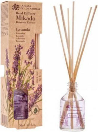 La Casa De Los Aromas Mikado Ботаническа есенция Лавандула Ароматни пръчици 50ml