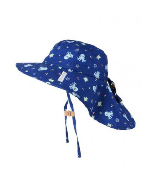 Flapjackkids Kinderhut Stoff Sonnenschutz Blau