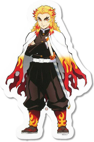 Dämonenjäger Kimetsu No Yaiba Led Wandlampe Licht Rengoku 30 Cm