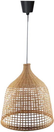 Inart Axien Κρεμαστό Φωτιστικό Καφέ 42x42x190εκ. Inart Axien Κρεμαστό Φωτιστικό Καφέ 42x42x190εκ.