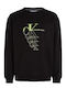 Calvin Klein Herren Sweatshirt Schwarz j30j325516-beh