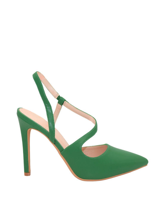 Morena Spain Stiletto Green High Heels