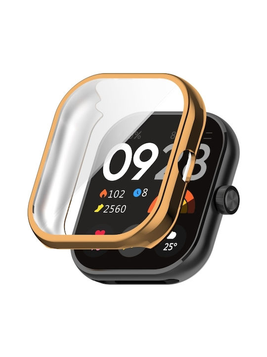 Προστασία Οθόνης Silikonhülle in Rose Gold Farbe für Redmi Watch 4