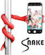 Celly Flexible Selfie Stick Snake Red
