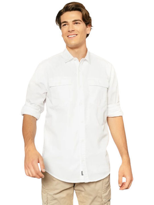 Edward Jeans Rakin-sc Casual Shirt Mm-n-srt-s24-011-white