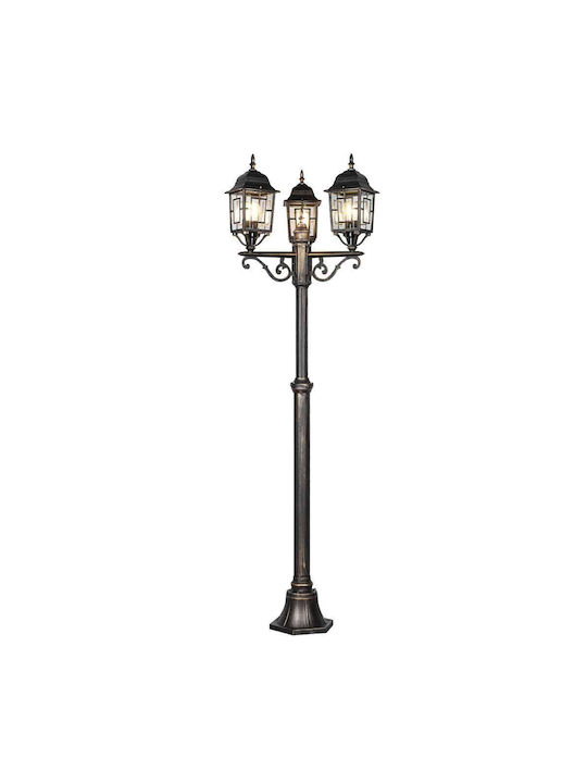 Trio Lighting Φωτιστικό Κολώνα Εξωτερικού Χώρου 60W IP44 για Ντουί E27 Μπεζ