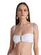 Blu4u Padded Strapless Bikini White