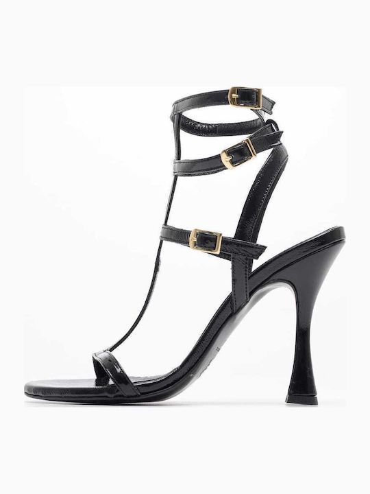 Leather Sandals Black