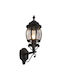 Trio Lighting Wall-Mounted Outdoor Lantern E27 IP44 24.5x15.5x49.5εκ.