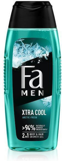 Fa Men Xtra Cool Shower Gel 2in1 Formula Eucalyptus Scent 400ml