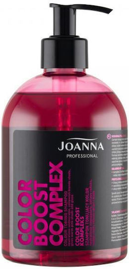 Joanna Color Boost Complex Σαμπουάν Διατήρησης Χρώματος για Βαμμένα Μαλλιά 500gr