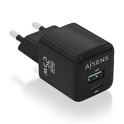 Aisens ASCH-25W2P015-BK 25W Wall Adapter