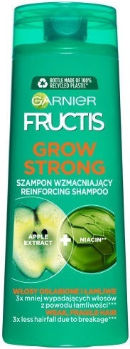 Garnier Fructis Grow Strong Σαμπουάν Αναδόμησης/Θρέψης για Ταλαιπωρημένα Μαλλιά 400ml