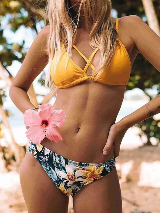 Angelsin Women's Beautiful Youthful Floral Bikini Set Multicolor