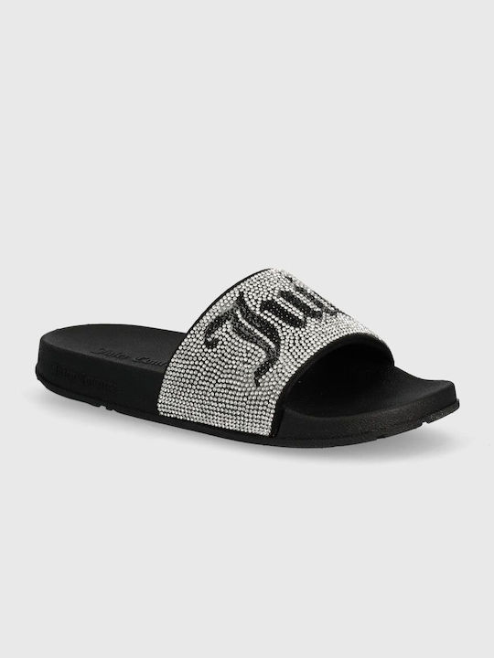 Juicy Couture Women's Slides Black