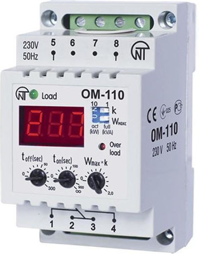 Novatek Digital Electric Panel Wattmeter Single-phase OM-110