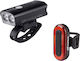 Force Diver Arc Wiederaufladbar Fahrradlicht-Set