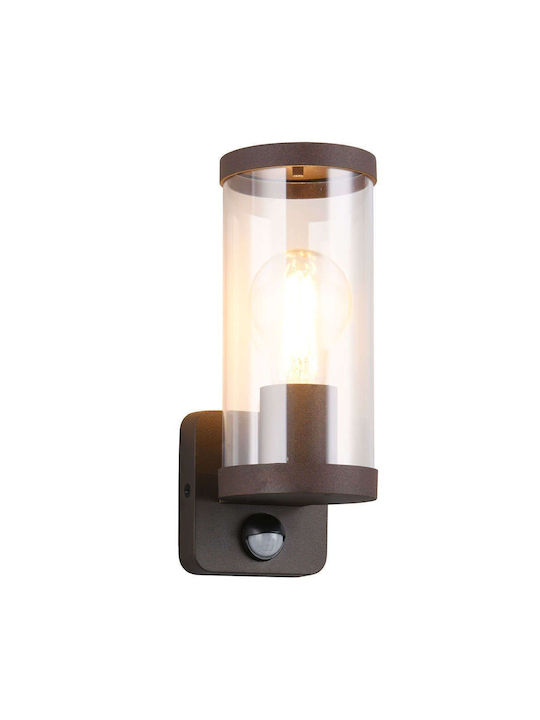 Trio Lighting Модерен Осветително тяло За стена с фасунга E27 Бежов 9x9x9см.