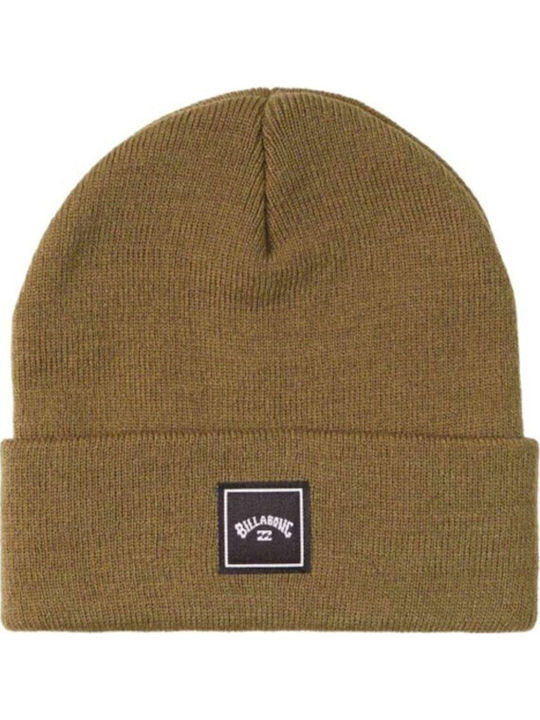 Stacked Beanie Ανδρικός Σκούφος Πλεκτός σε Καφέ χρώμα