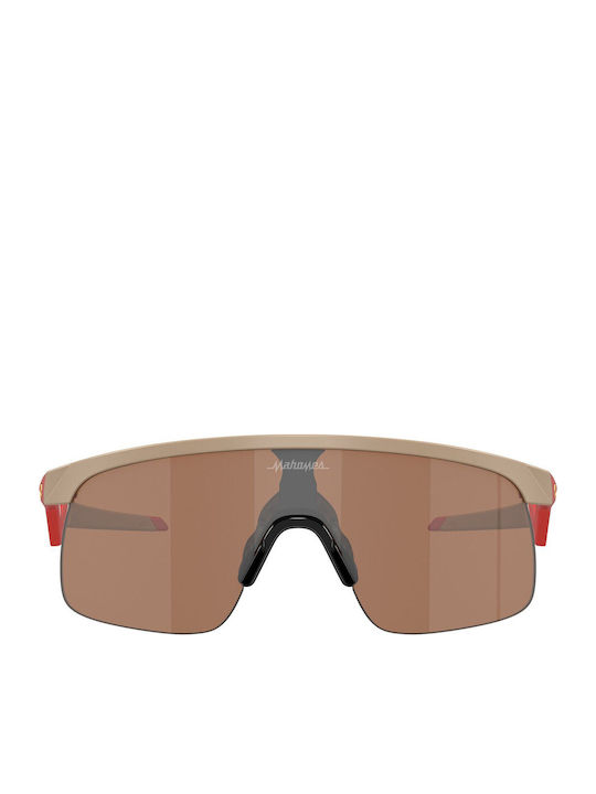 Oakley Resistor Μάσκα Παιδικά Γυαλιά Ηλίου Καφέ