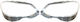 Mercedes-Benz Headlight Crystal 2pcs