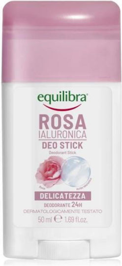Equilibra Rosa Rose Deodorant Stick Hyaluronsäure 50ml