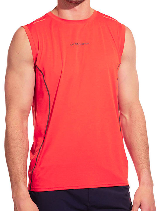 La Sportiva Herren Sportliches Ärmelloses Shirt Orange