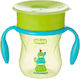 Chicco Παιδικό Ποτηράκι Perfect από Πλαστικό Πράσινο 200ml για 12m+