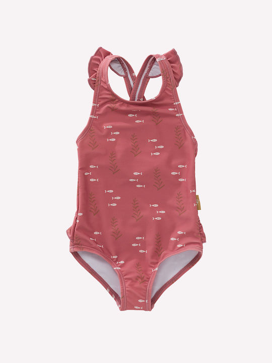 Fresk Kids Swimwear One-Piece Sunscreen (UV) Pink