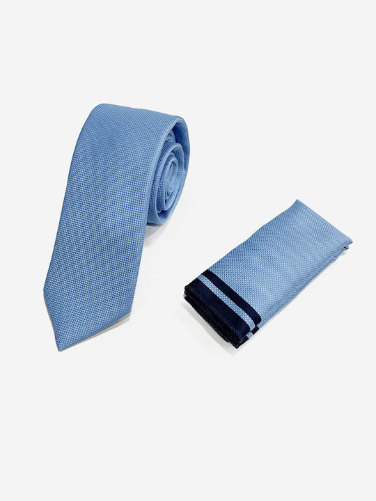 Tresor Cravată pentru Bărbați în Culorea Albastru deschis