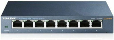 TP-LINK TL-SG108 v1 Unverwaltet L2 Switch mit 8 Ports Gigabit (1Gbps) Ethernet