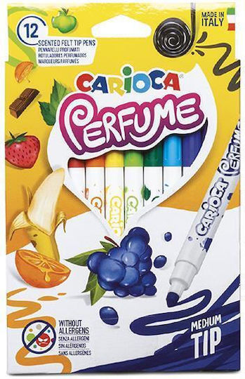 Carioca Μαρκαδόροι Ζωγραφικής Αρωματικοί Σετ 12 χρώματα