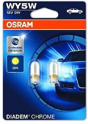 Osram Lămpi Autoturismului Premium WY5W Galben 2buc