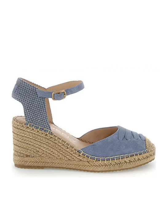 Stonefly Women's Ankle Strap Platforms Blue