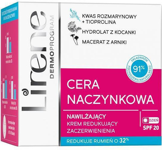 Lirene Cera Naczynkowa Cream Face Day with SPF20 50ml