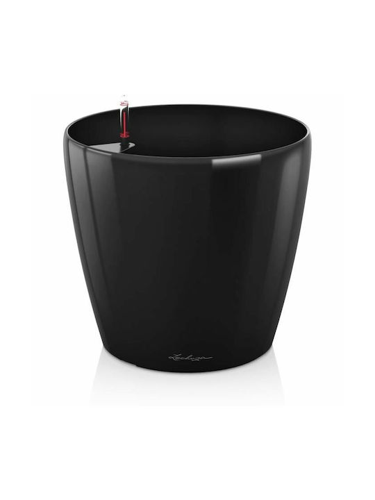 Lechuza Flower Pot Black Velvet-Black Metal