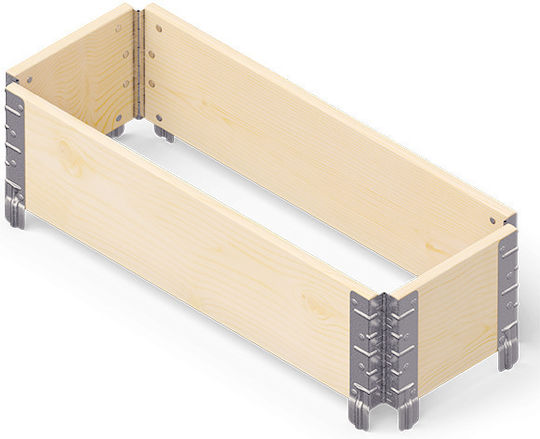 Hydrostab Ζαρντινιέρα Πλαστική Wood Hydrostab Ζαρντινιέρα Πλαστική Wood