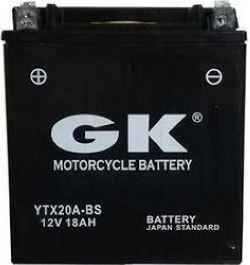 GK Κλειστού Τύπου Μπαταρία Μοτοσυκλέτας με Χωρητικότητα 18Ah