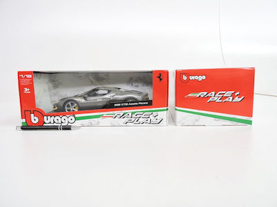 Bburago Αυτοκινητάκι 1:18 Grey-Yellow Ferrari 296 GTB Assetto Fiorano 2022