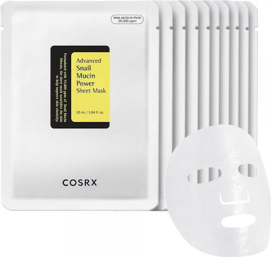 Cosrx Advanced Snail Mucin Power Sheet Mask Schneckenschleim 10 Stück