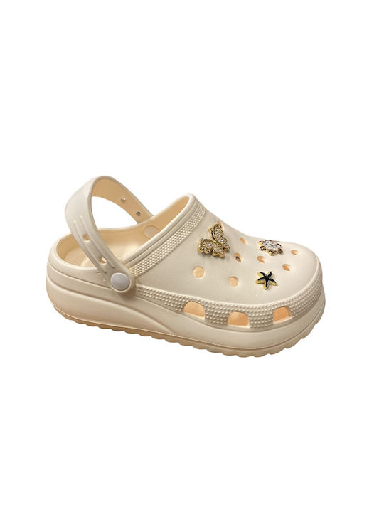 Il Mondo Comfort Clogs Beige