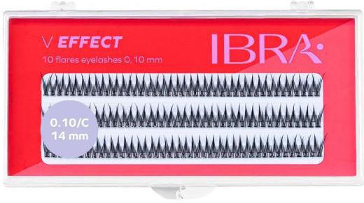 Ibra V Effect Eyelash Tufts 14mm 120 Pcs