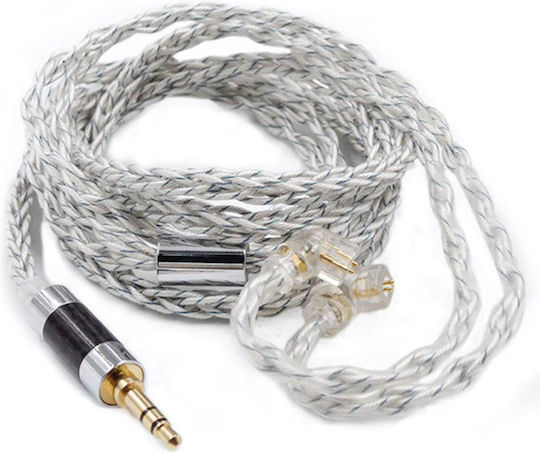 Silver Blue Cable Kz Replacement Cable for Kz Earphones