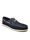 Δερμάτινα Ανδρικά Boat Shoes σε Μπλε Χρώμα