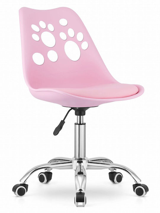 Desk Chair Pink 50x57x93.5cm