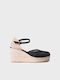 Women's Platform Espadrilles Black