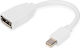 Digitus Converter mini DisplayPort male to DisplayPort female White 1pcs DB-340405-001-W