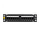 Netrack Patch Panel για Rack 19" 12 Θυρών Γκρι