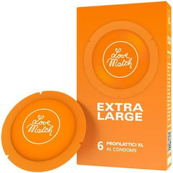Love Match Προφυλακτικά Extra Large 6τμχ 57mm Natural