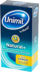 Unimil Condoms Natural 12 pcs 53mm Natural